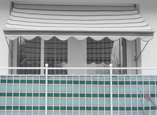 Balkonbespannung Design Nr. 9100 H�he 75 cm