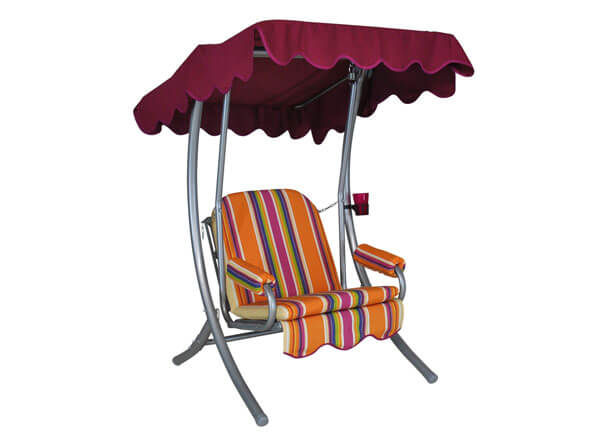 Singleschaukel (1,5-Sitzer) Design Malibu (orange/pink)