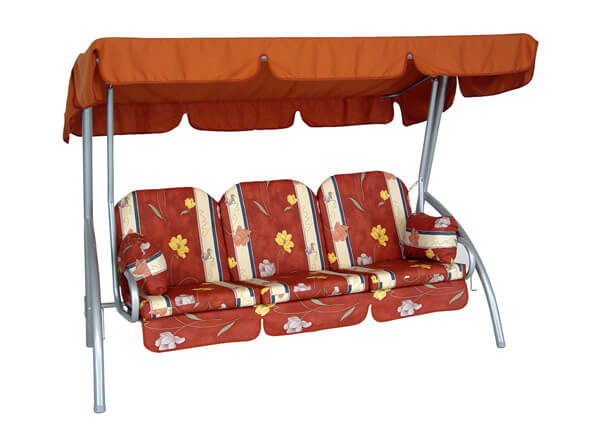 Deluxe Hollywoodschaukel (3-Sitzer) Design Menorca Terra