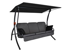 Primero Hollywoodschaukel (3-Sitzer) Design Primero grau