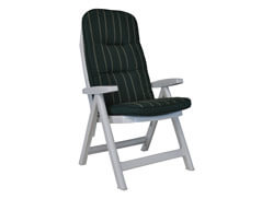 Exklusiv-Sesselpolster hoch Design Faro gr�n