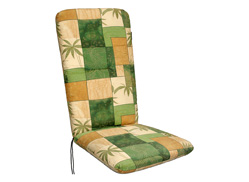 Exklusiv-Sesselpolster hoch Design Mexiko gr�n