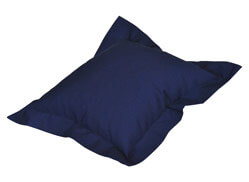 Stehsaum Sofakissen Design Blau
