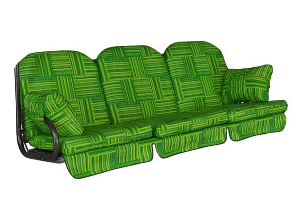 Hollywoodschaukel Auflage Deluxe Modena grün