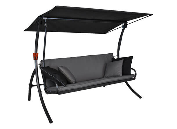 Hollywoodschaukel Elegance Style grau