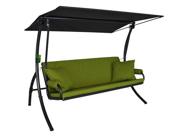Hollywoodschaukel Elegance Joy grün Konfigurator