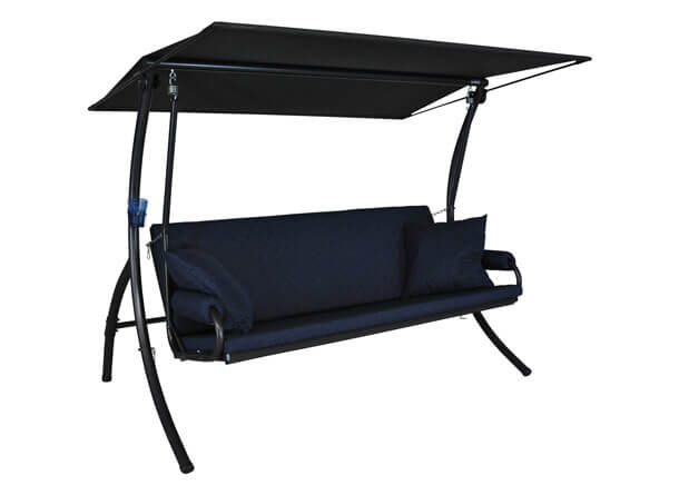 Hollywoodschaukel Elegance Joy blau Konfigurator