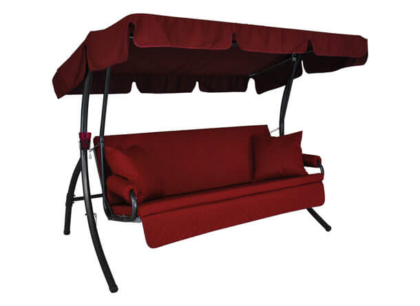 Hollywoodschaukel Trend Joy bordeaux Konfigurator