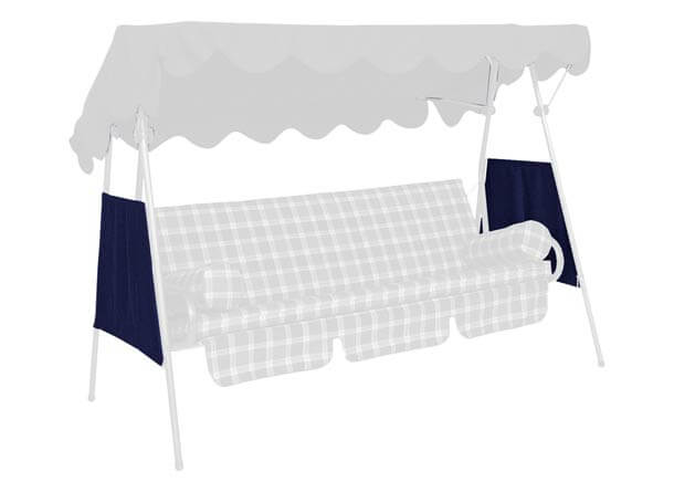 Seitenteile Swingtex blau