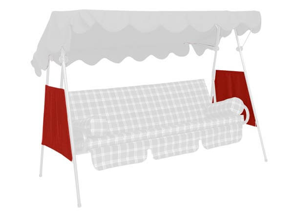 Seitenteile Swingtex koralle