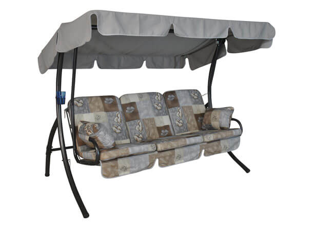 Hollywoodschaukel Comfort Antwerpen grau Konfigurator