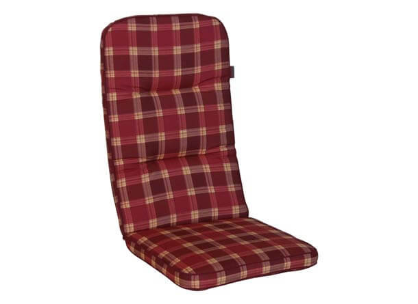 Stuhlauflage für Hochlehner Rio bordeaux Stuhlauflage für Hochlehner Rio bordeaux