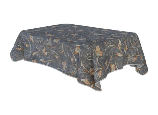 Tischdecke eckig 160 x 130 cm Mainz grau Tischdecke eckig 160 x 130 cm Mainz grau