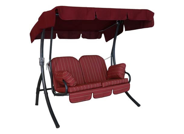 Hollywoodschaukel 2-Sitzer Ibiza Faro bordeaux
