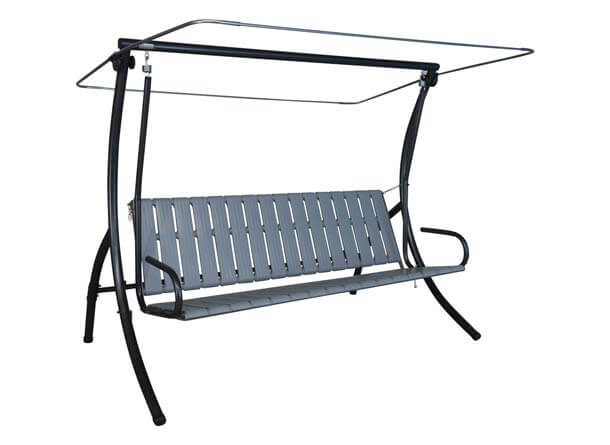 Hollywoodschaukel 3-Sitzer grau Hollywoodschaukel 3-Sitzer grau