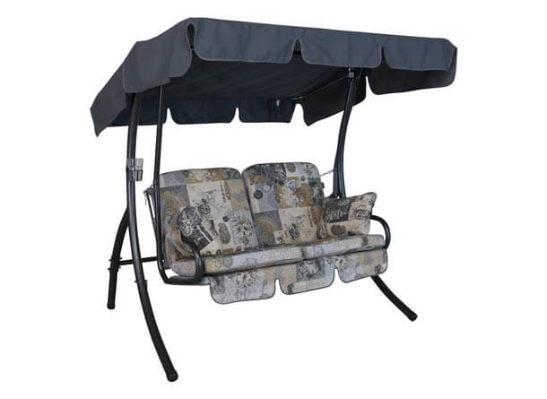 Hollywoodschaukel 2-Sitzer Comfort Neuburg grau Konfigurator
