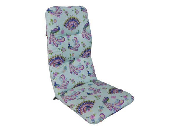 Stuhlauflage für Hochlehner Pfau Stuhlauflage für Hochlehner Pfau