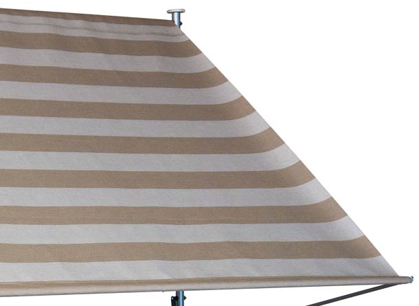 Markisentuch Premium Streifen taupe