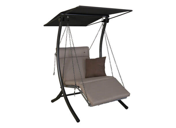 Hollywoodschaukel 1-Sitzer Luxus Smart sand Konfigurator
