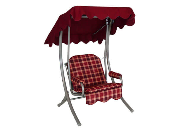 Hollywoodschaukel 1-Sitzer Rio bordeaux Konfigurator