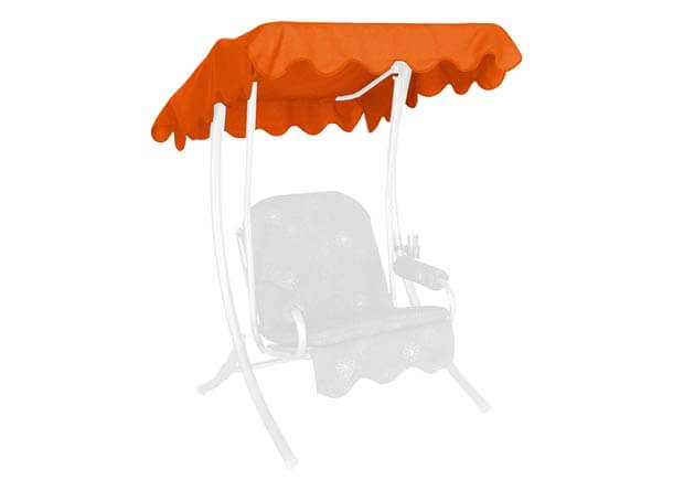 Hollywoodschaukel Sonnendach 100 x 145 cm Swingtex orange Hollywoodschaukel Sonnendach 100 x 145 cm Swingtex orange