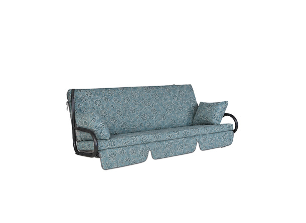 Hollywoodschaukel Auflage Platte Berlin blau