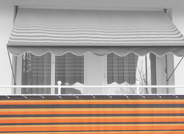 Balkonbespannung Exklusiv Nr. 200 Höhe 75 cm Balkonbespannung Exklusiv Nr. 200 Höhe 75 cm