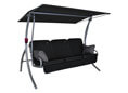 Hollywoodschaukel Primero Style schwarz
