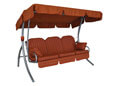 Hollywoodschaukel Ibiza Faro bordeaux