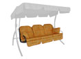 Hollywoodschaukel Auflage Deluxe Modena terra Hollywoodschaukel Auflage Deluxe Modena terra
