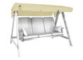 Hollywoodschaukel Sonnendach 193 x 130 cm Swingtex elfenbein Hollywoodschaukel Sonnendach 193 x 130 cm Swingtex elfenbein