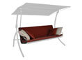 Hollywoodschaukel Auflage Elegance Style terra