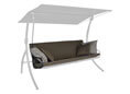 Hollywoodschaukel Auflage Elegance Style taupe