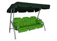 Hollywoodschaukel Deluxe Modena grün Hollywoodschaukel Deluxe Modena grün