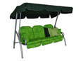 Hollywoodschaukel Deluxe Modena grün Hollywoodschaukel Deluxe Modena grün