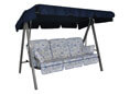 Hollywoodschaukel Select Schmetterling blau