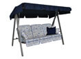 Hollywoodschaukel Select Schmetterling blau
