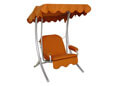 Hollywoodschaukel 1-Sitzer uni Terracotta