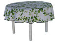 Tischdecke rund 160 cm Efeu