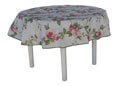 Tischdecke rund 160 cm Pfingstrose