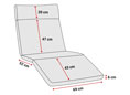 Hollywoodschaukel 1-Sitzer Luxus Smart denim Hollywoodschaukel 1-Sitzer Luxus Smart denim