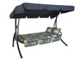 Hollywoodschaukel Comfort Bambus grau Hollywoodschaukel Comfort Bambus grau
