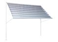 Markisentuch Premium Streifen hellgrau Markisentuch Premium Streifen hellgrau