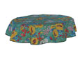 Tischdecke rund 160 cm Sommerwiese