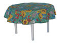 Tischdecke rund 160 cm Sommerwiese