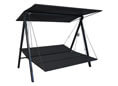Gestell zu Hollywoodschaukel Lounge grau Gestell zu Hollywoodschaukel Lounge grau