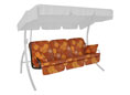 Hollywoodschaukel Auflage Comfort Meran terra