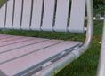 Sitz- und Lehnenrahmen Kunststoff 2-Sitzer