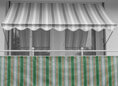Balkonbespannung Standard Nr. 3500 Höhe 90 cm