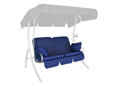Hollywoodschaukel Auflage 2-Sitzer Comfort Faro blau